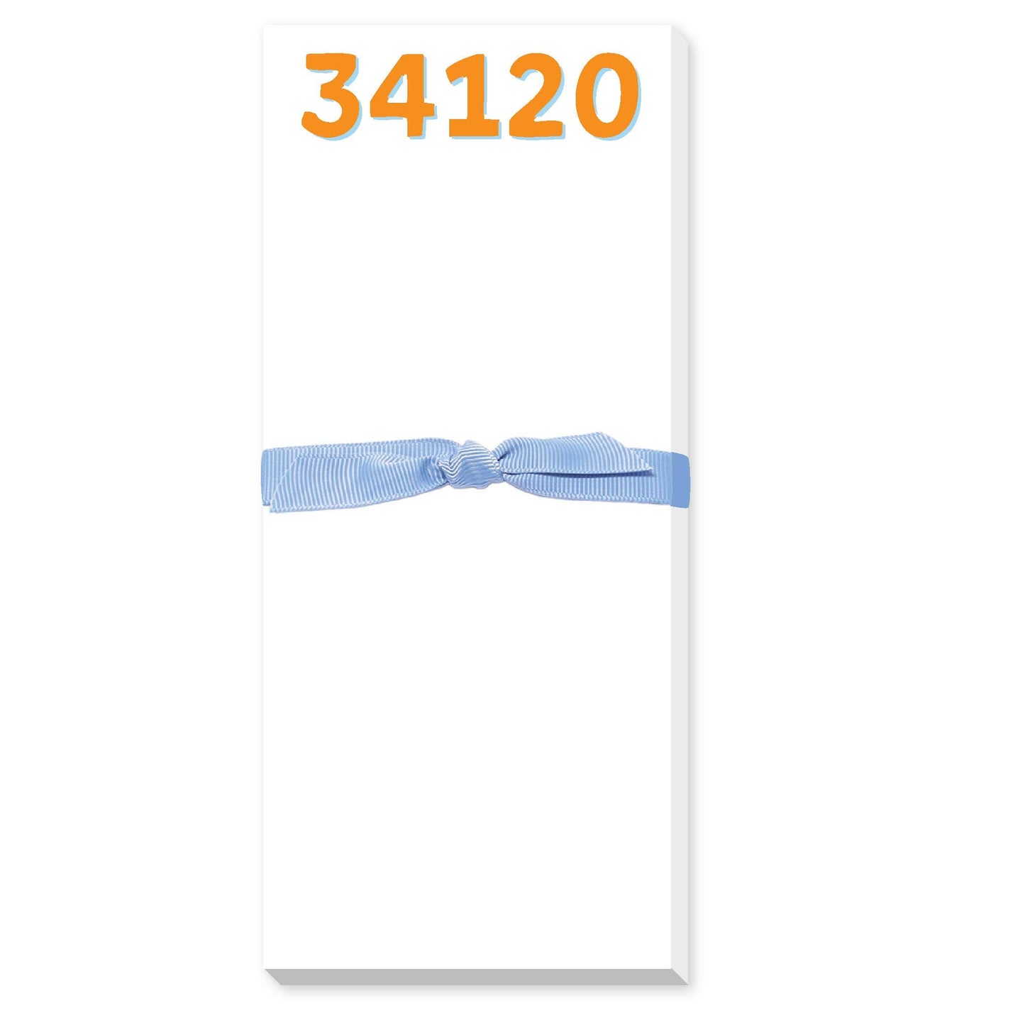ZIP CODE SKINNIE NOTEPAD