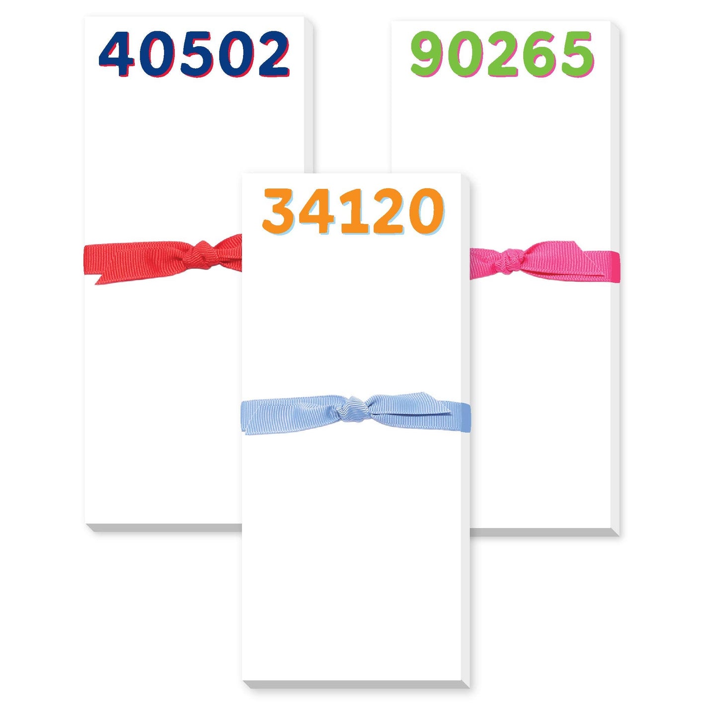 ZIP CODE SKINNIE NOTEPAD
